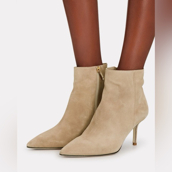 L’AGENCE Ankle Suede Booties Aimee - Picture 3 of 13